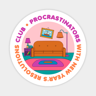 Procrastinators Club Magnet